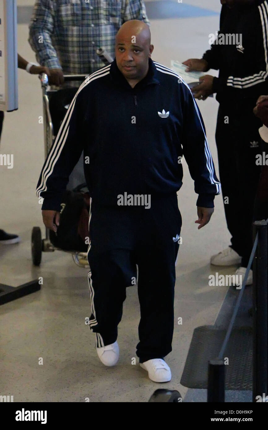 Joseph Simmons vu en passant par la sécurité à l'aéroport de LAX Los Angeles, USA - 15.09.10 Banque D'Images