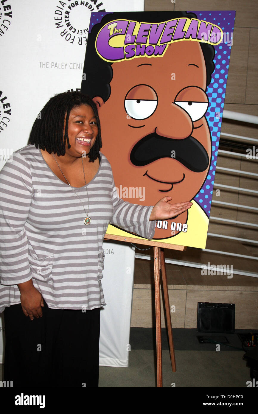 Frances Callier Le Cleveland Show sortie DVD party & Discussion en groupe à Paley Center for Media, Los Angeles, Californie - Banque D'Images