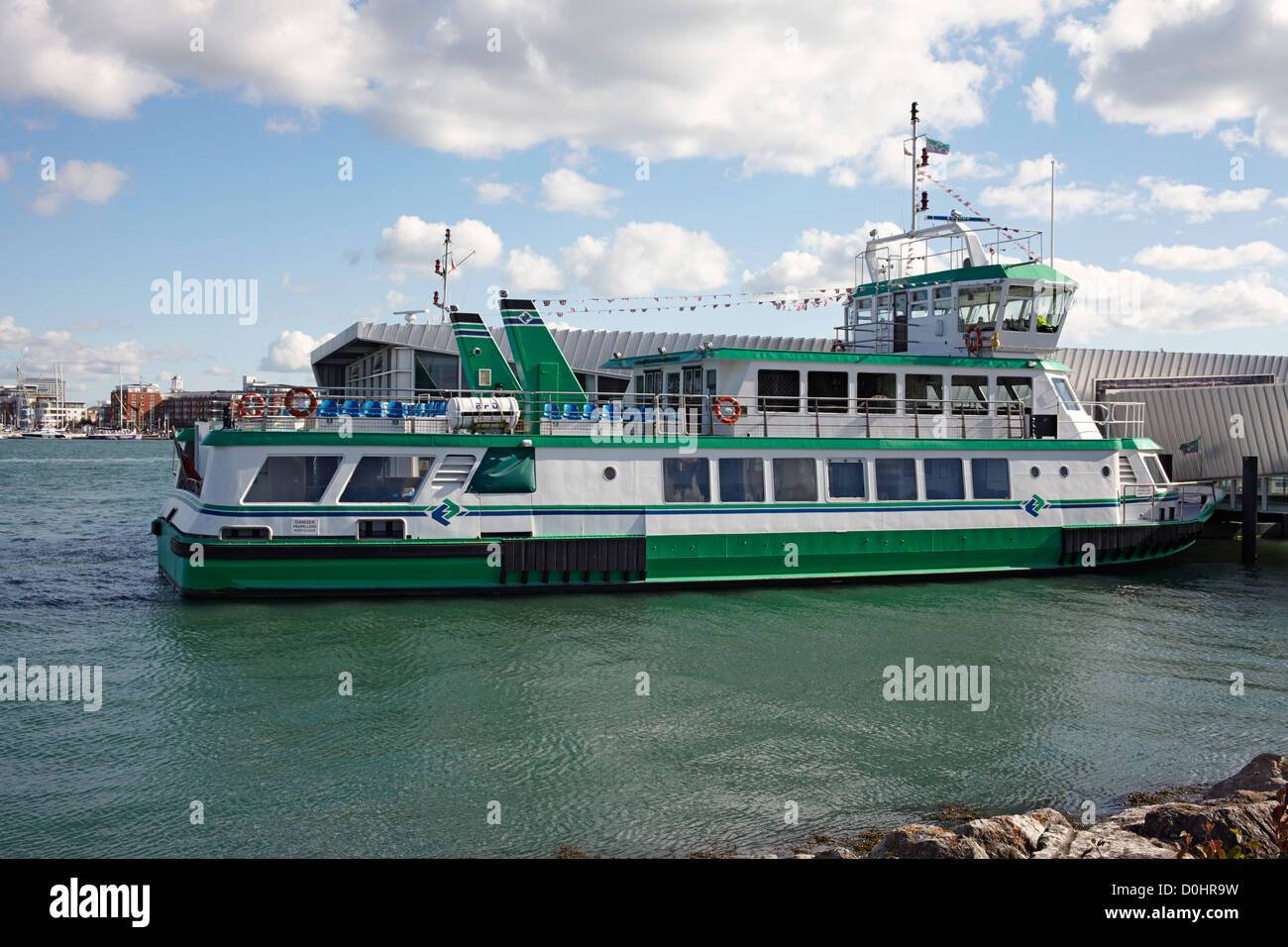 Ferry de Gosport à Portsmouth Banque D'Images