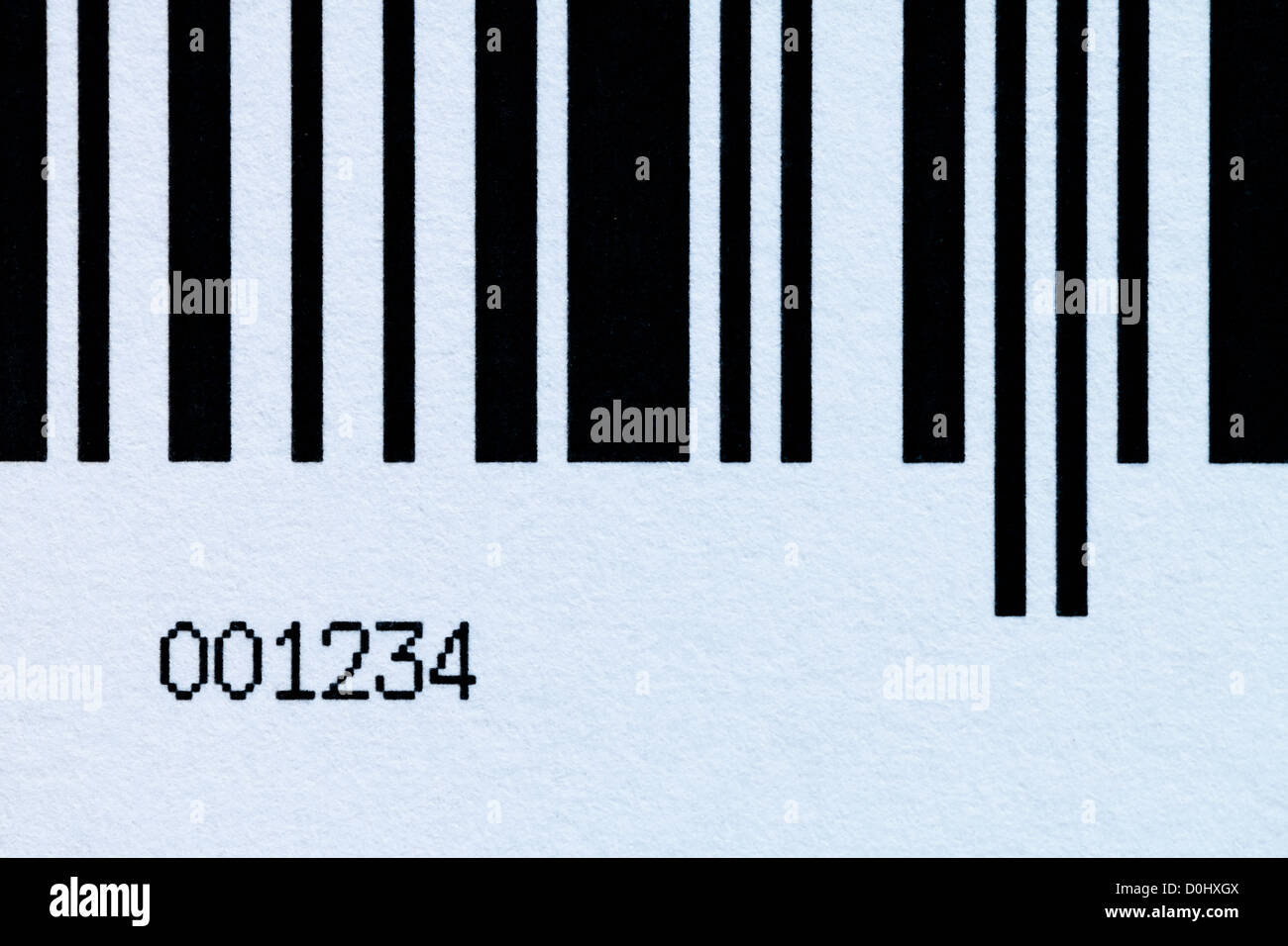 Code à barres Banque D'Images