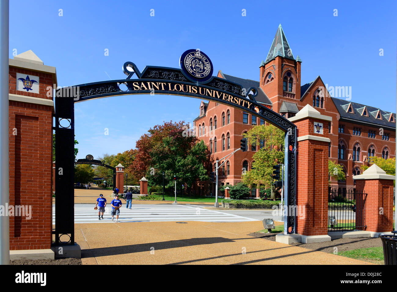 Saint Louis University Campus St Louis MO Banque D'Images