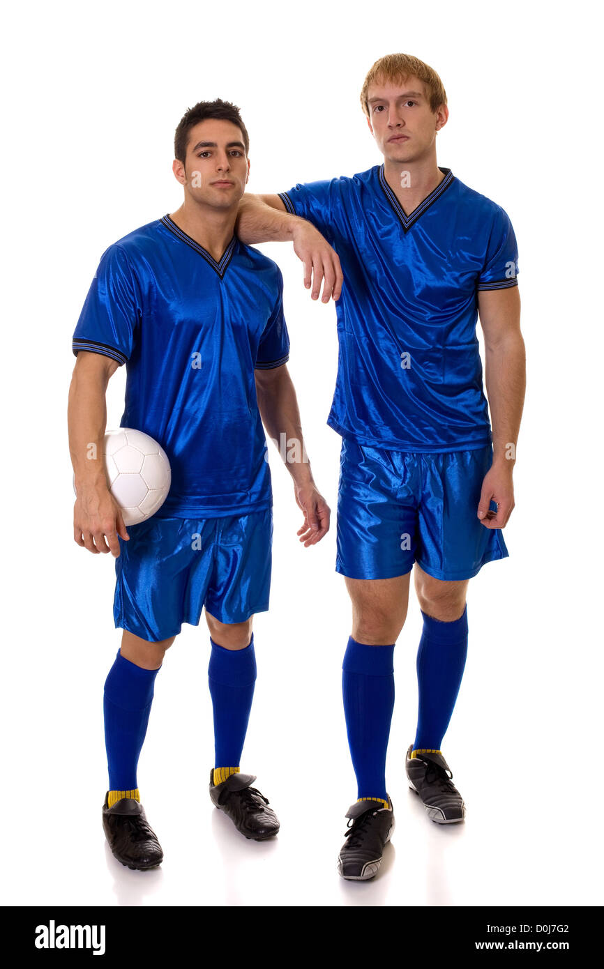 Joueurs de football Banque D'Images