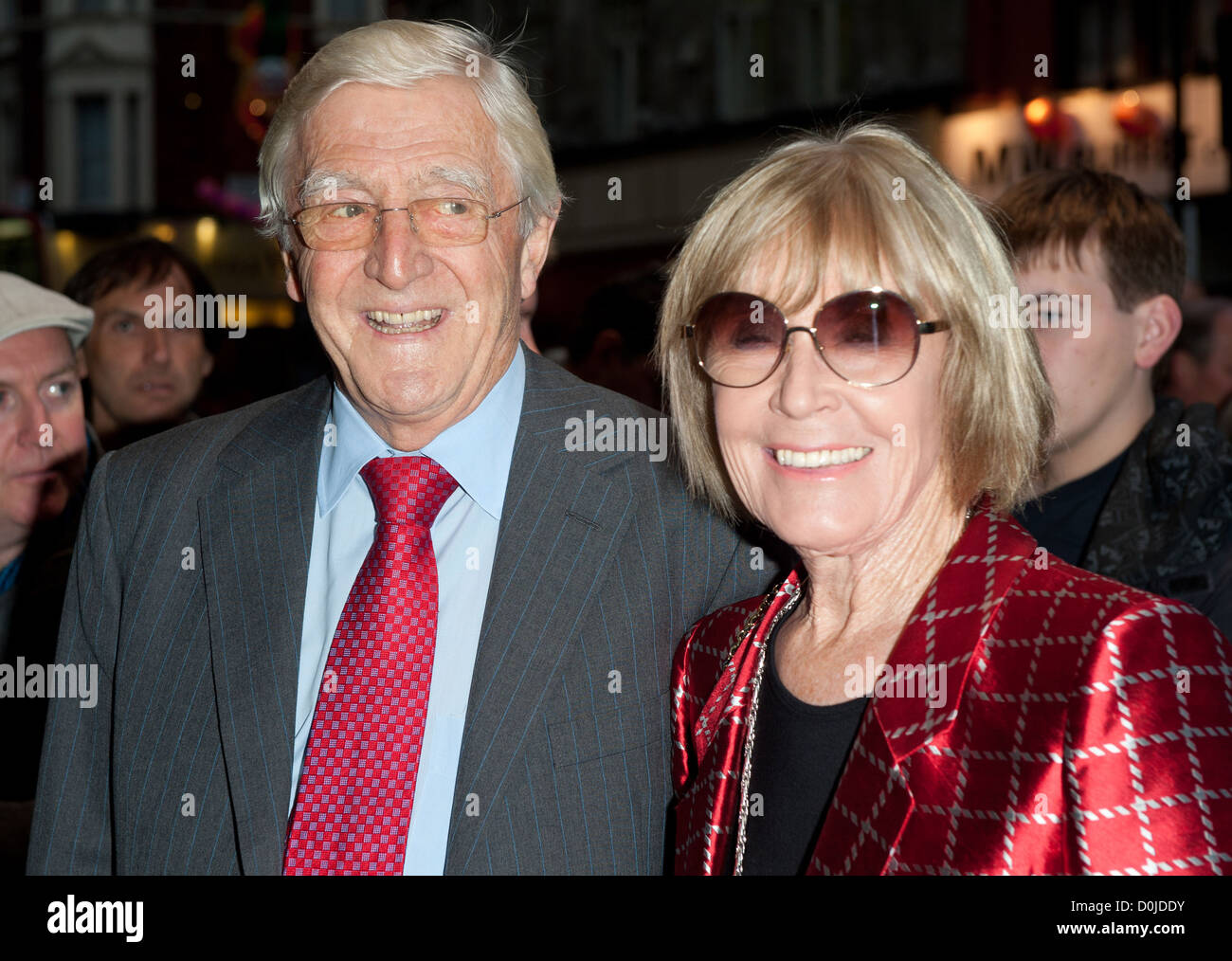 Michael & Mary Gala Parkinson nuit du stade version de 'Oui', le premier ministre a tenu à l'Apollo Theatre, Londres - Arrivées Banque D'Images