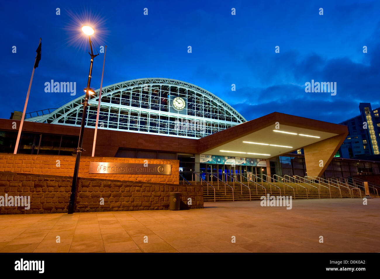 Le G-Mex ou le Parc des Expositions Manchester Central. Banque D'Images