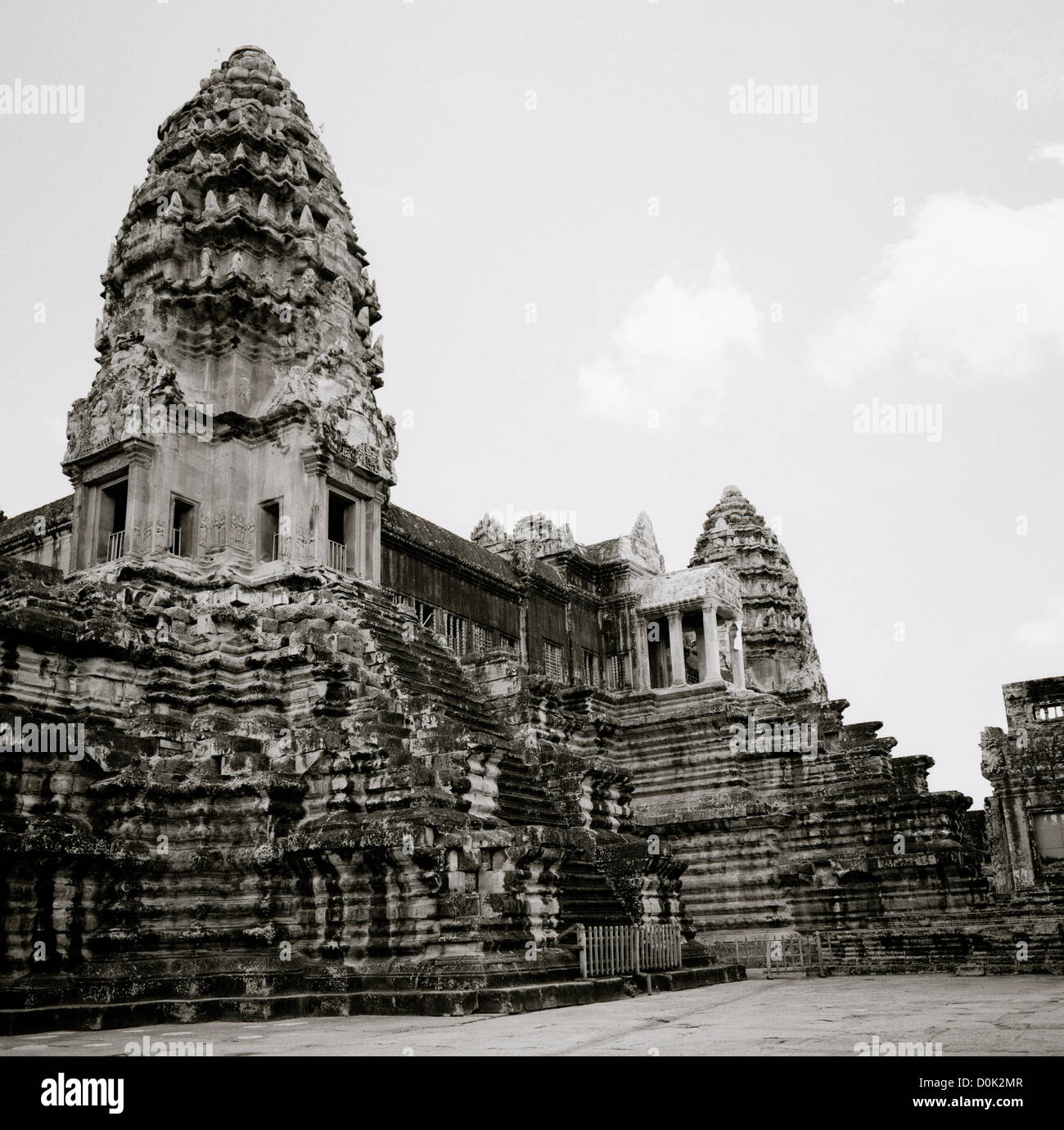 Le Temple d'Angkor Wat aux Temples d'Angkor à Siem Reap au Cambodge en Asie du sud-est. Voyage Cambodge Banque D'Images