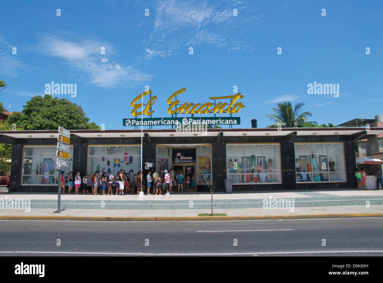 Attente Varadero shopping Banque D'Images