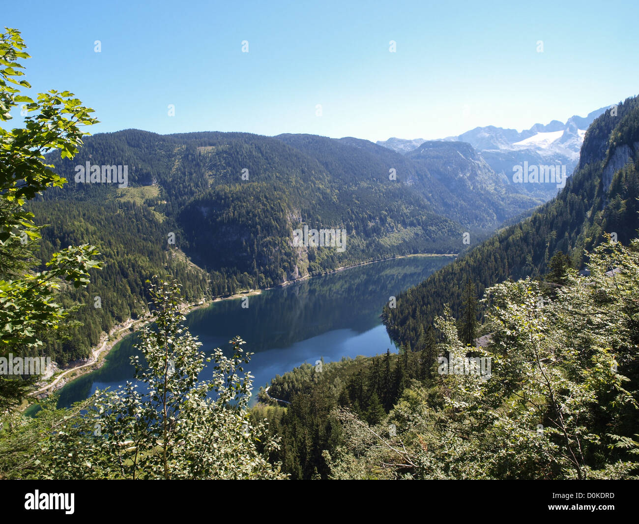 Le lac de Gosau, Autriche, Haute Autriche, de lacs, de Gosausee Banque D'Images