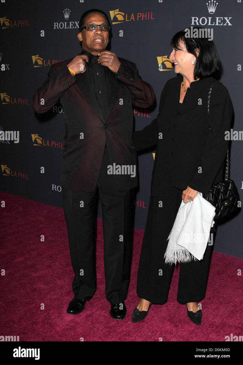 Herbie Hancock et son épouse Los Angeles Philharmonic Soirée d
