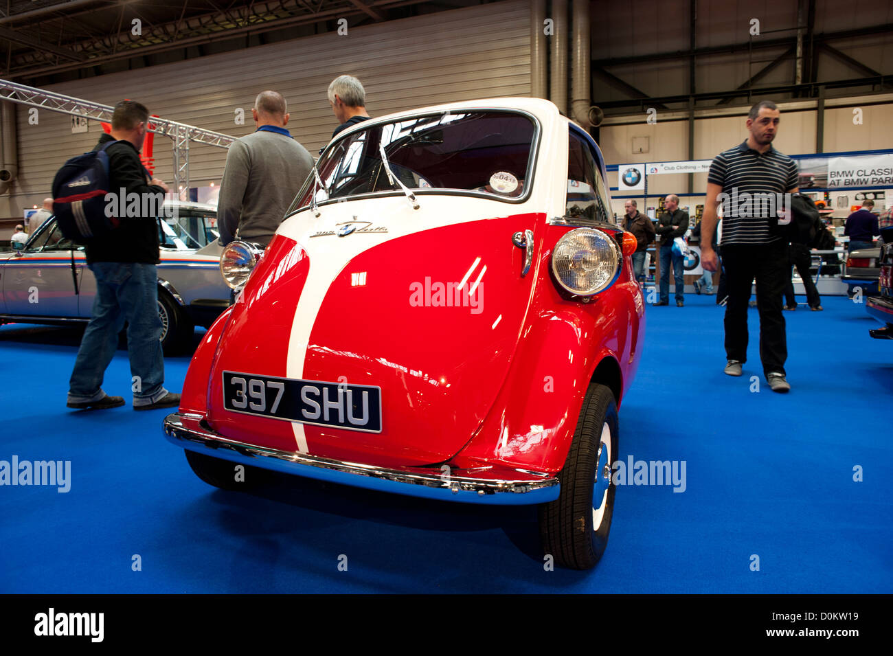 BMW Isetta 300 voiture à la Bulle 2012 Classic Motor Show, NEC, Birmingham, West Midlands Banque D'Images