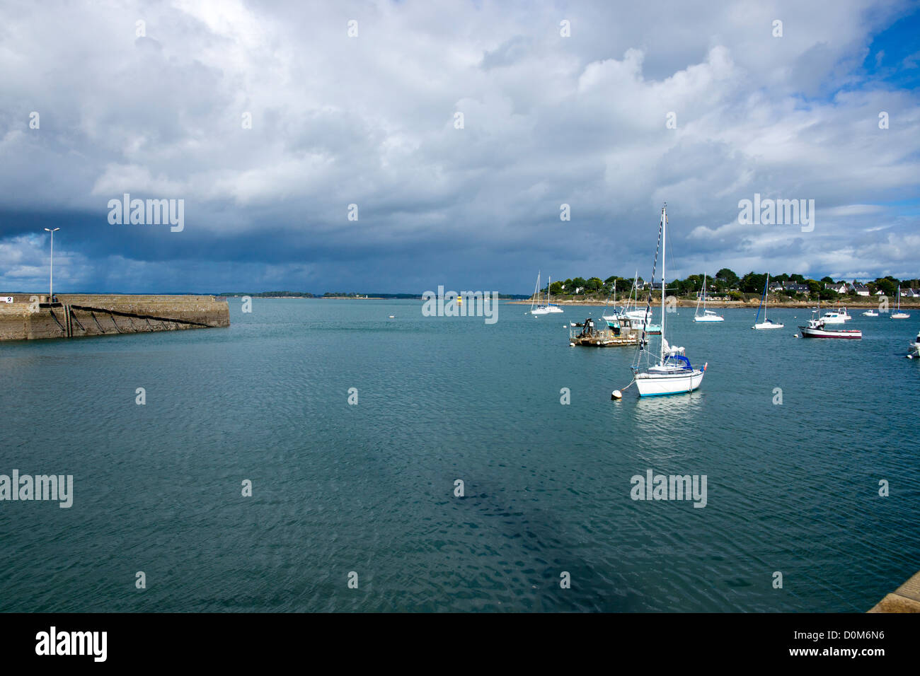 Port Navalo. est la porte d'entrée maritime du Golfe du Morbihan Photo