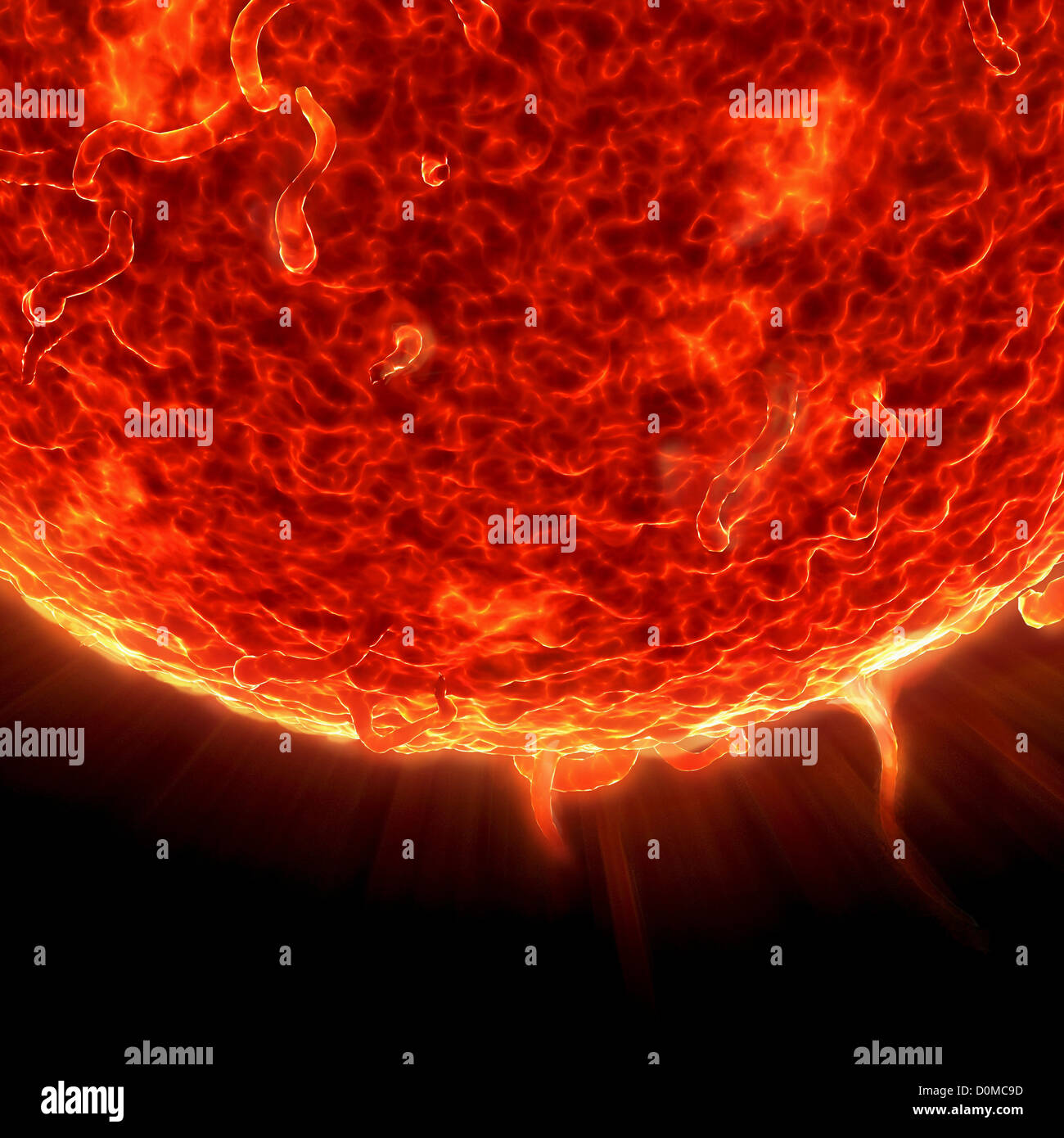 Image du soleil, la plus grande étoile de notre système solaire Photo Stock  - Alamy