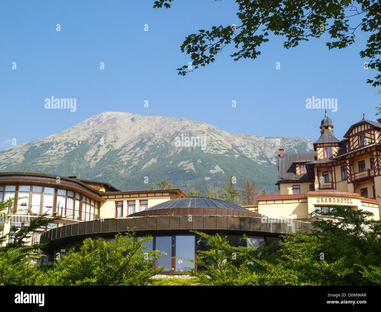 Stary Smokovec, Le Grand Hôtel, République Slovaque, Hohe Tatra Banque D'Images