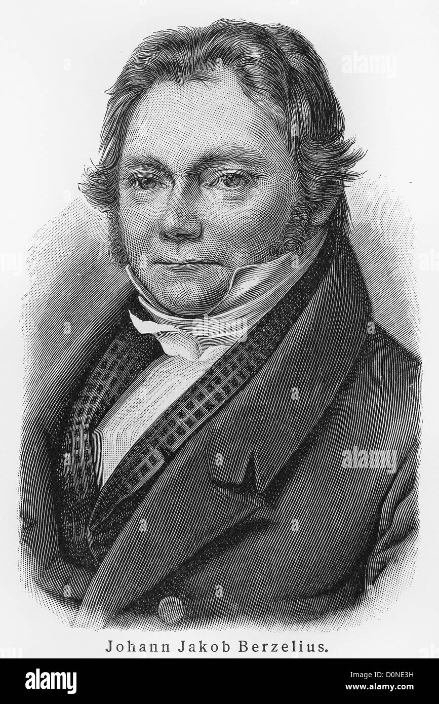 Jons Jacob Berzelius Banque D'Images