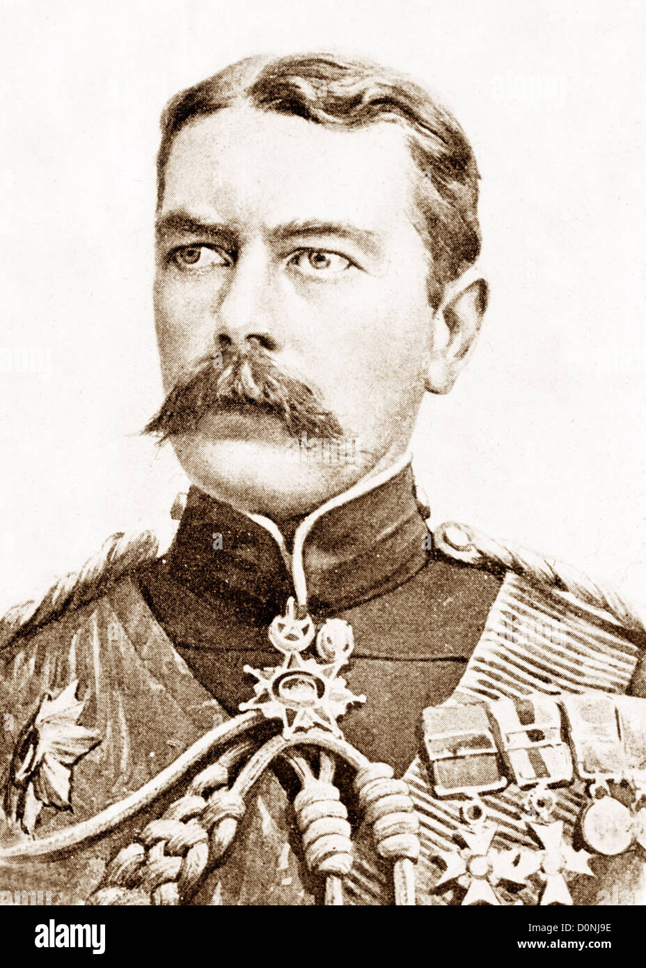 Lord Kitchener général militaire de l'époque victorienne Banque D'Images