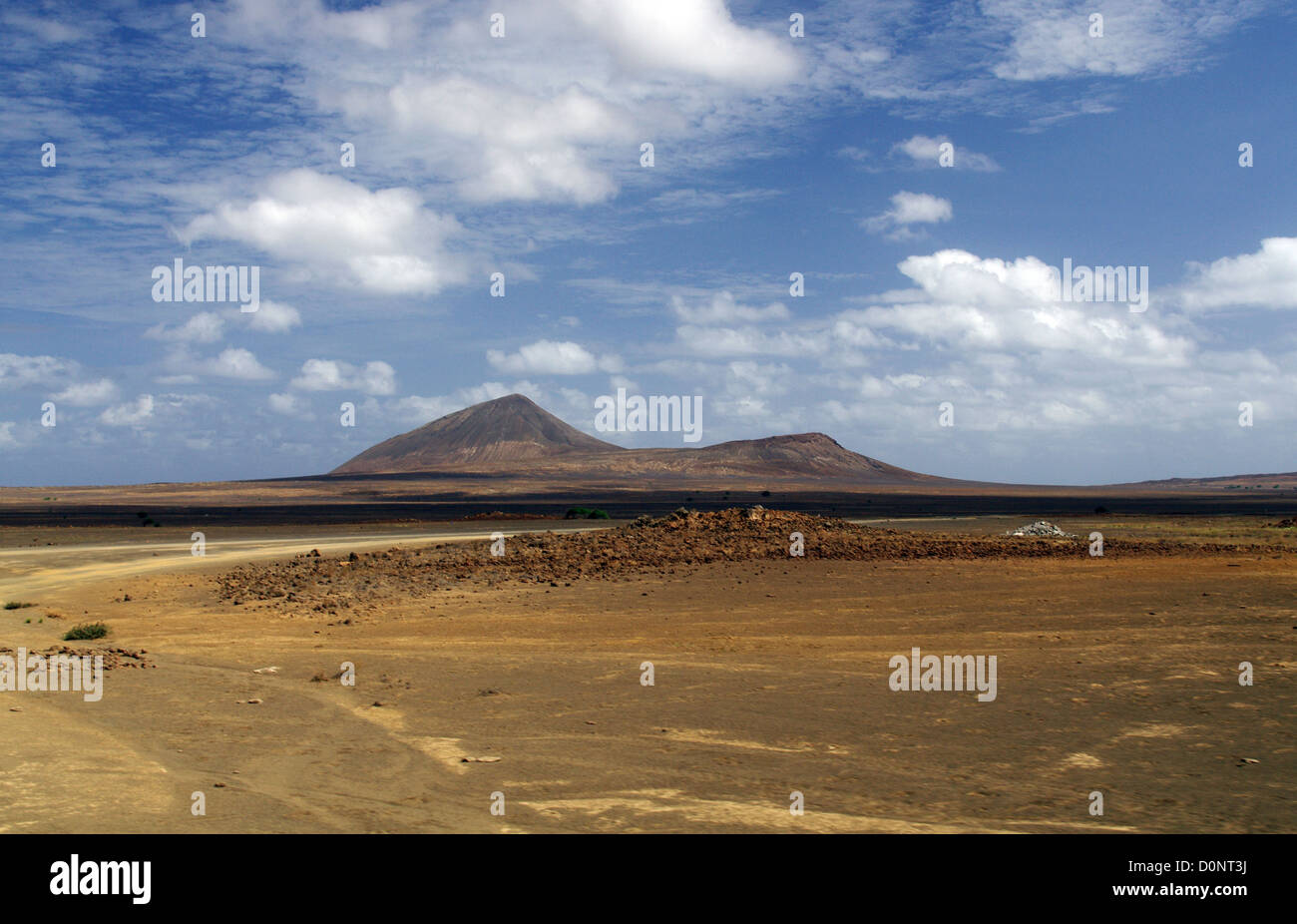 Monte Grande, la plus haute montagne sur l'île de Sal - Cap Vert Banque D'Images