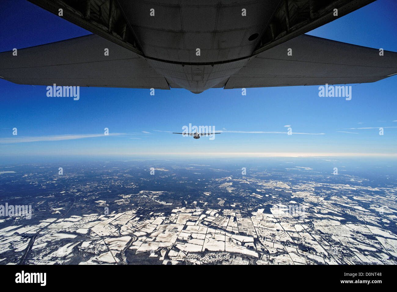 Un commando 130J 193e Escadron d'opérations spéciales Solo vol Air Force Special Operations de classe d'étudiants du centre de formation Banque D'Images