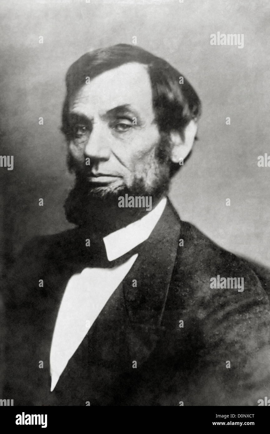 Le président Abraham Lincoln Banque D'Images
