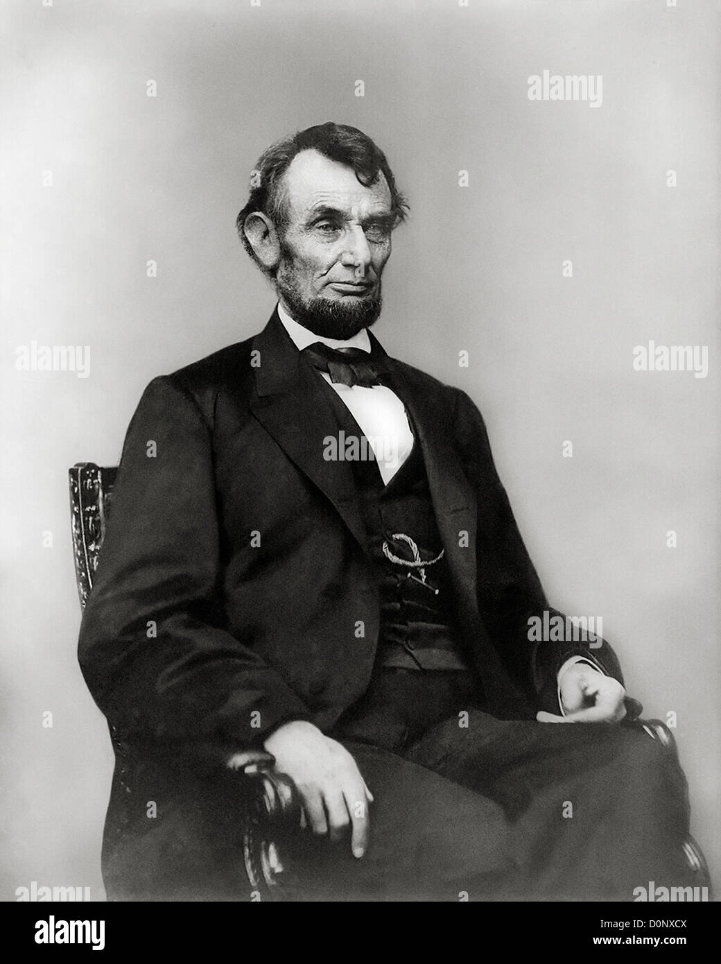 Le président Abraham Lincoln Banque D'Images