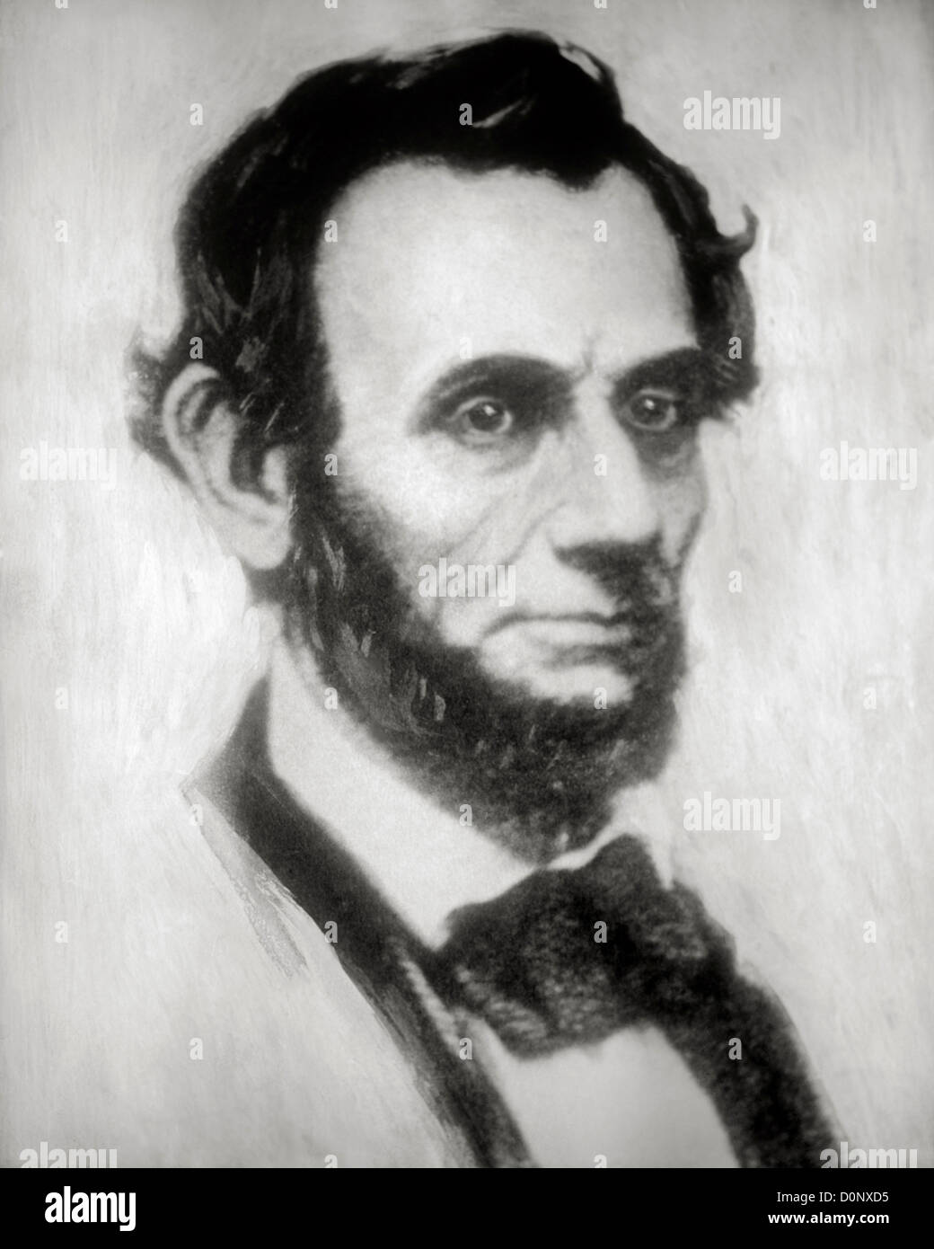 Croquis d'Abraham Lincoln Banque D'Images