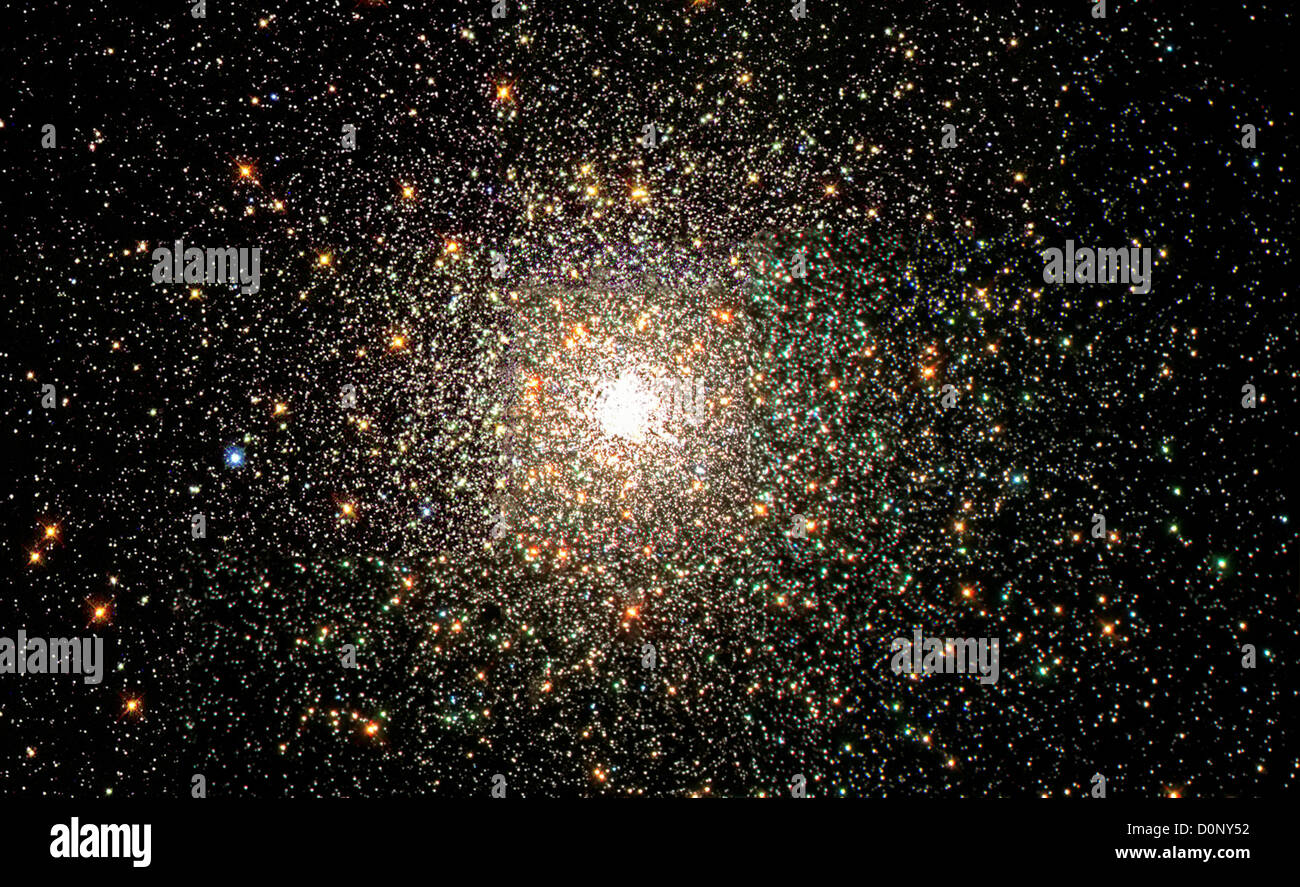 L'amas globulaire Banque D'Images