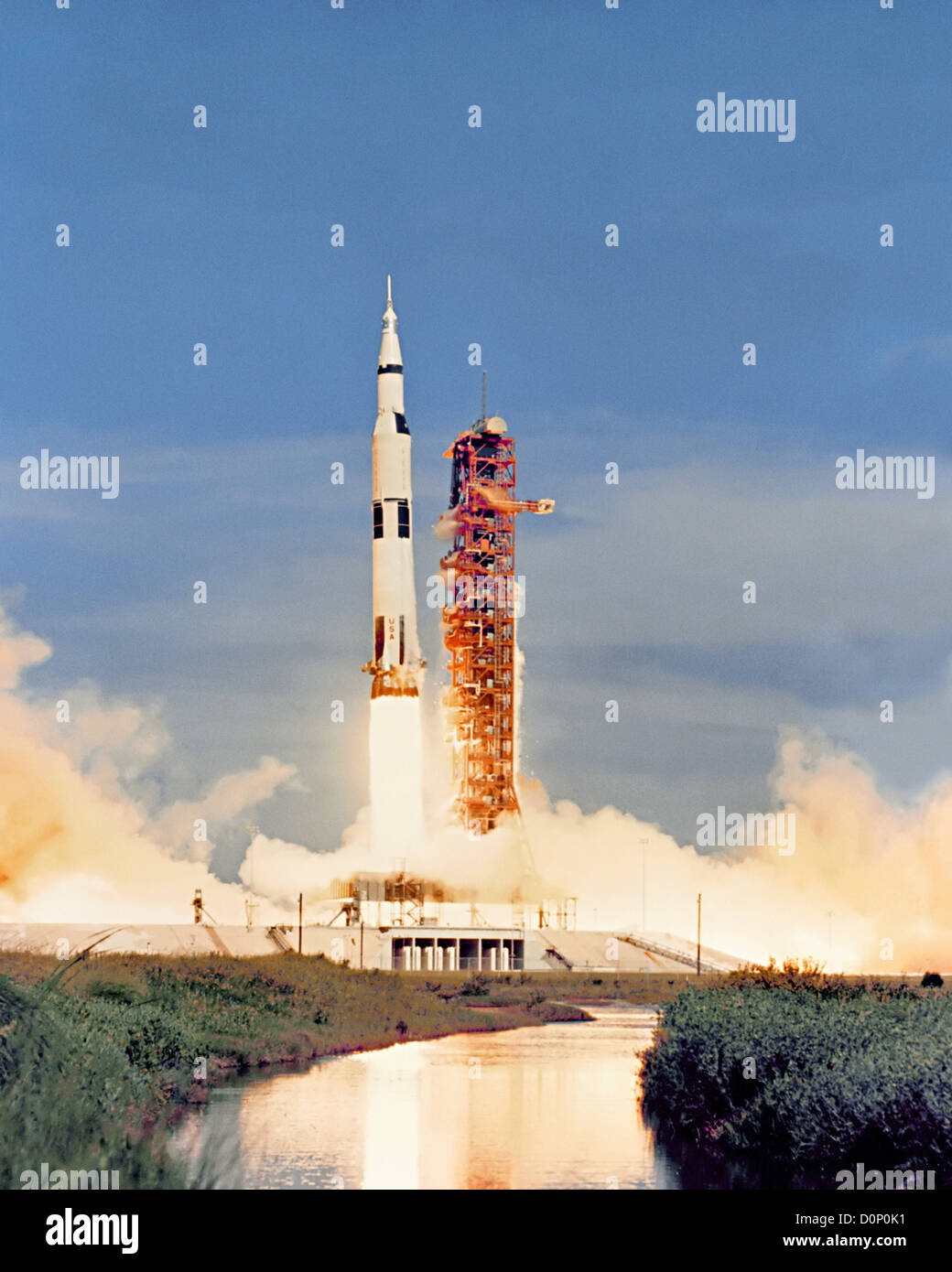 Lancement d'Apollo 15 Banque D'Images
