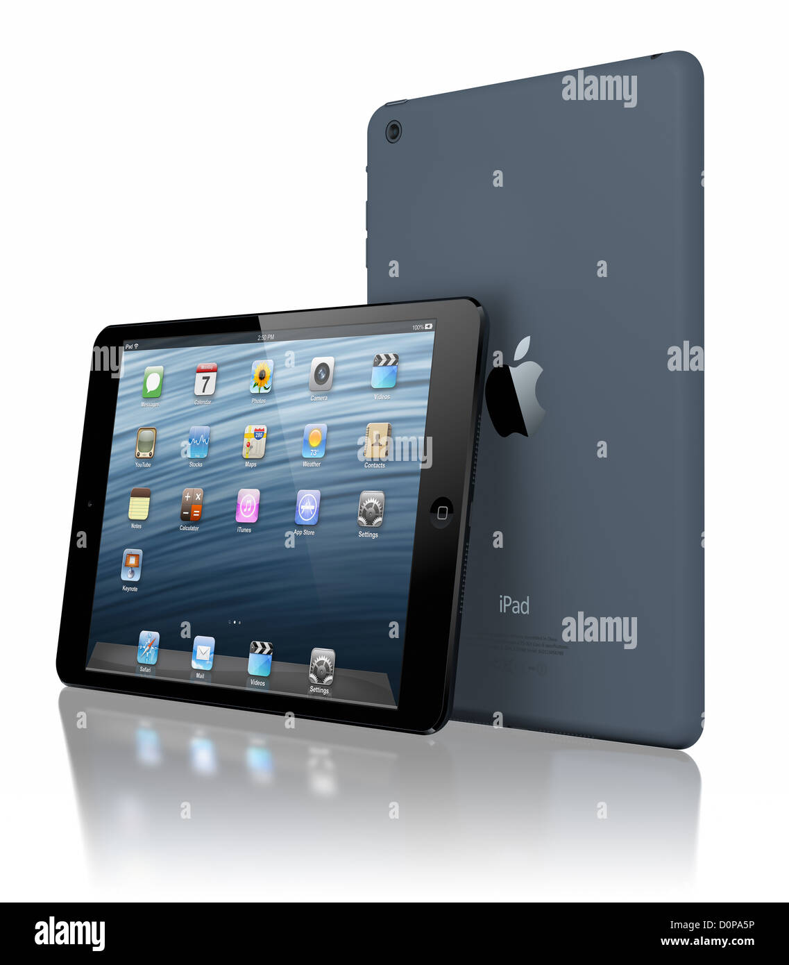 Apple a lancé l'iPad mini, un tout nouveau modèle d'iPad 23  % plus fin et 53  % plus léger que la troisième génération. Banque D'Images