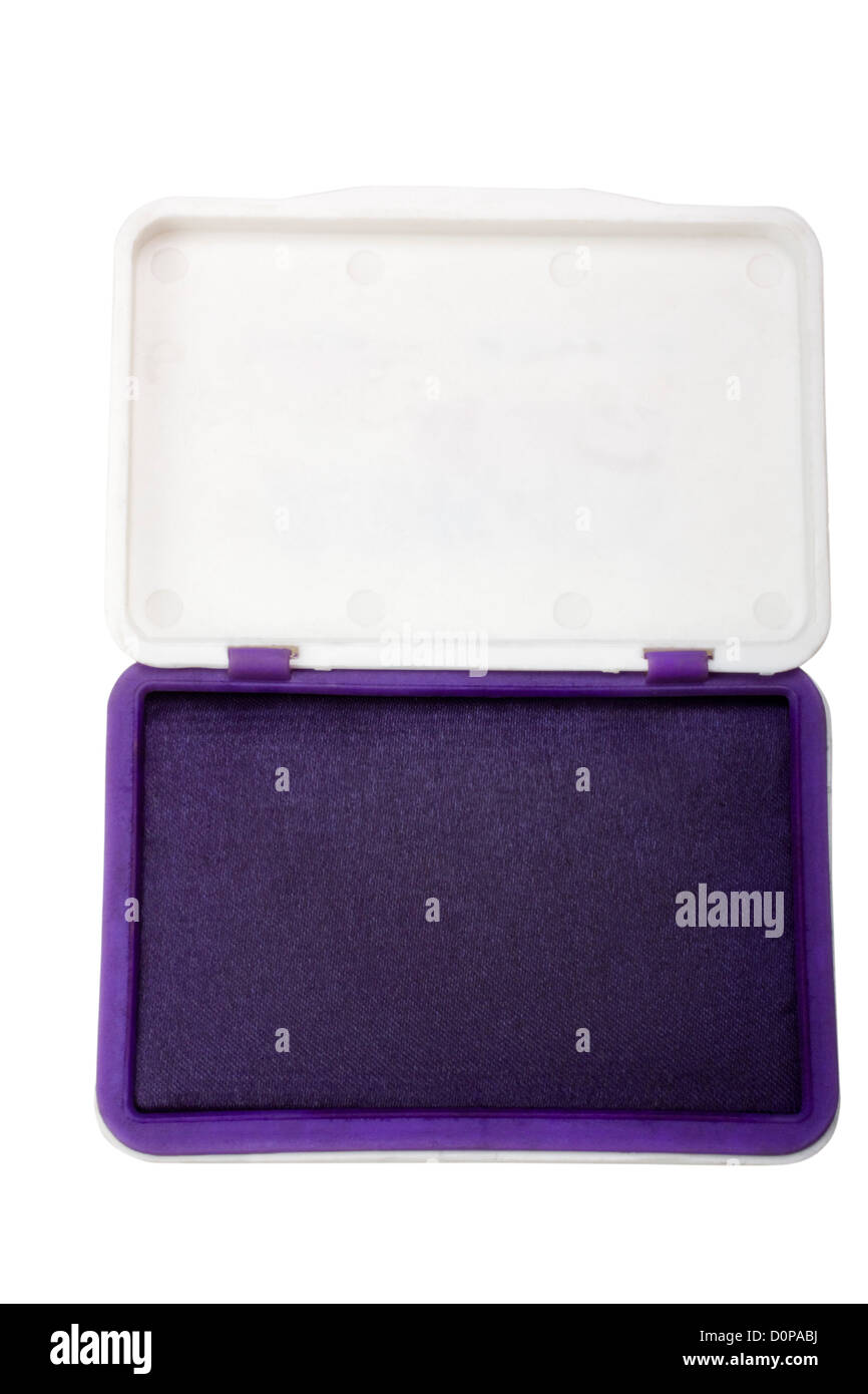 Close-up d'un tampon encreur Banque D'Images