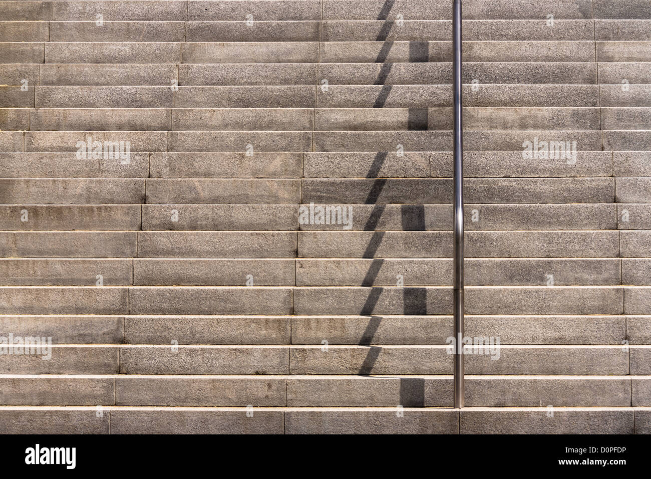 Escaliers en béton Banque D'Images