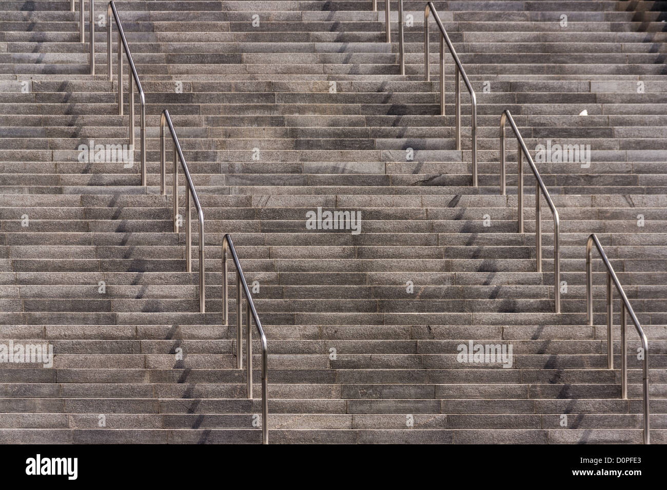 Escaliers en béton Banque D'Images