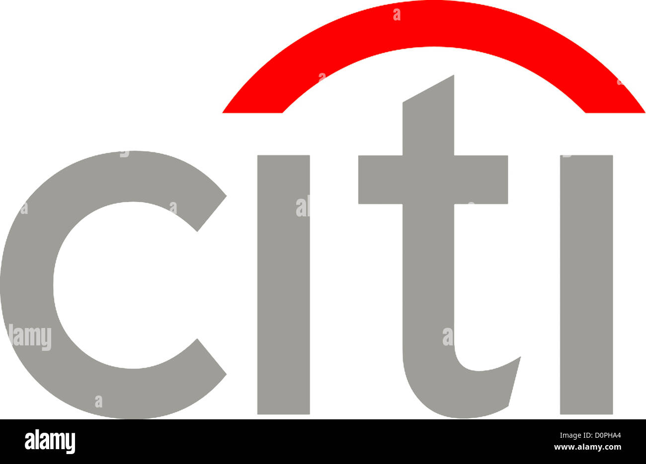 Logo de la banque privée américaine Citigroup Inc. avec le siège à New York. Banque D'Images