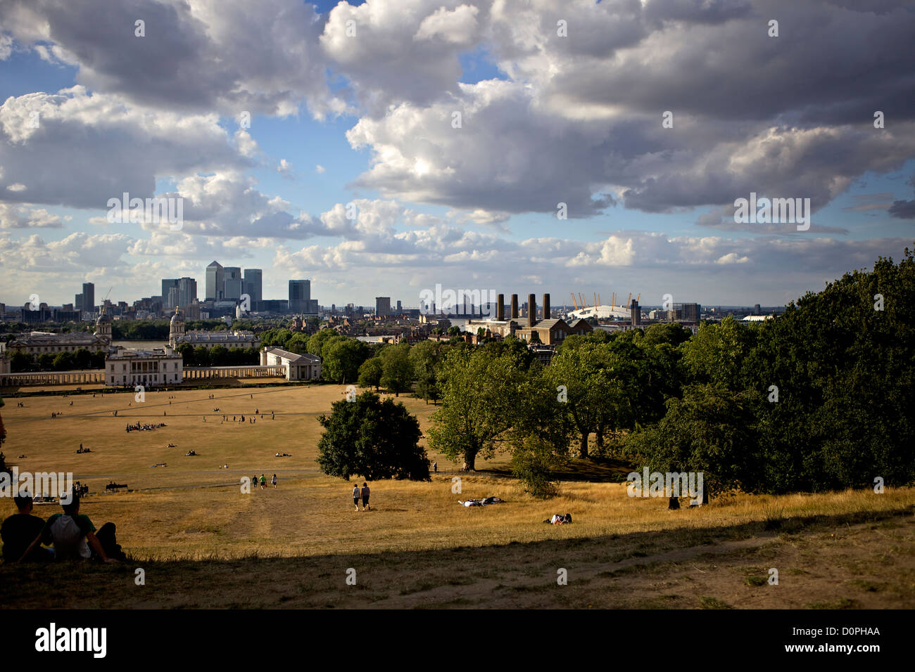 Observatory Hill, Greenwich Park, Londres, Angleterre, Royaume-Uni, Europe Banque D'Images