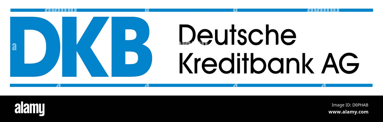Le logo de la banque de crédit allemands DKB avec le siège à Berlin. Banque D'Images