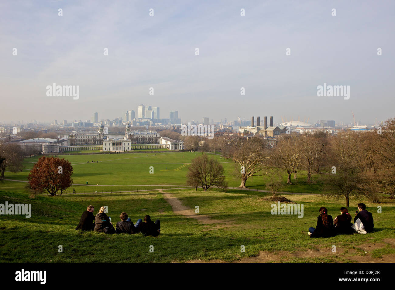 Observatory Hill, Greenwich Park, Londres, Angleterre, Royaume-Uni, Europe Banque D'Images