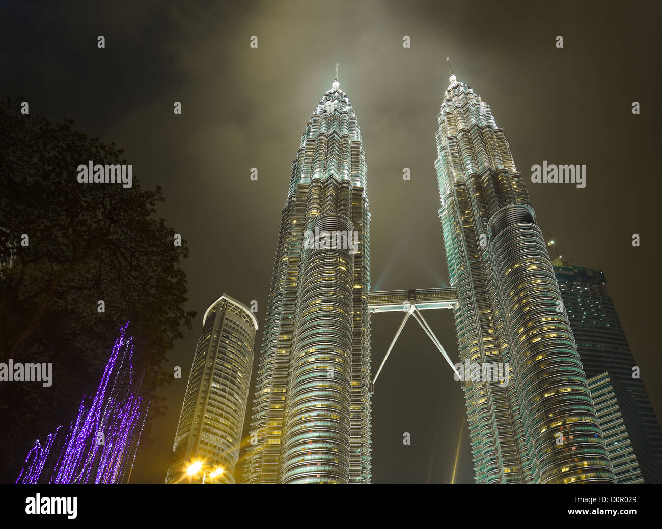 Twin Towers à Kuala Lumpur (Malaisie) Banque D'Images