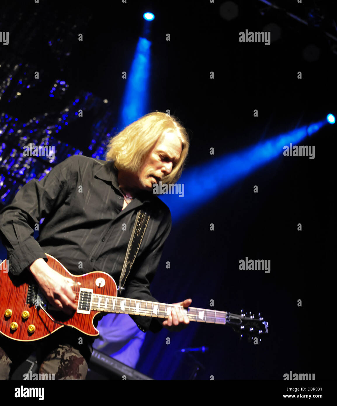 Bournemouth, Royaume-Uni. 29 novembre 2012. Scott Gorham, guitariste de Thin Lizzy. Banque D'Images