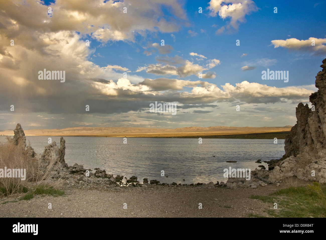 Mono Lake Vista Banque D'Images