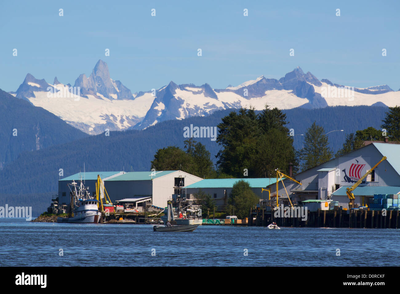 Petersburg, Alaska. Banque D'Images