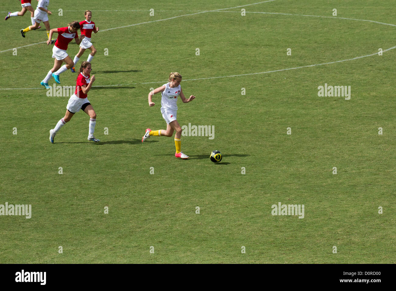 Tournoi de soccer nord d'Atlanta le 1 septembre, 20012 Banque D'Images