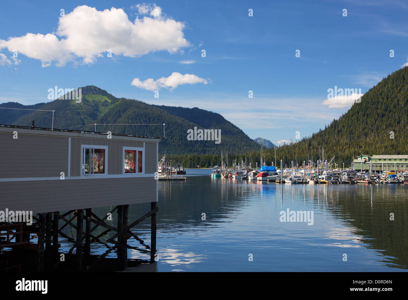 Petersburg, Alaska. Banque D'Images