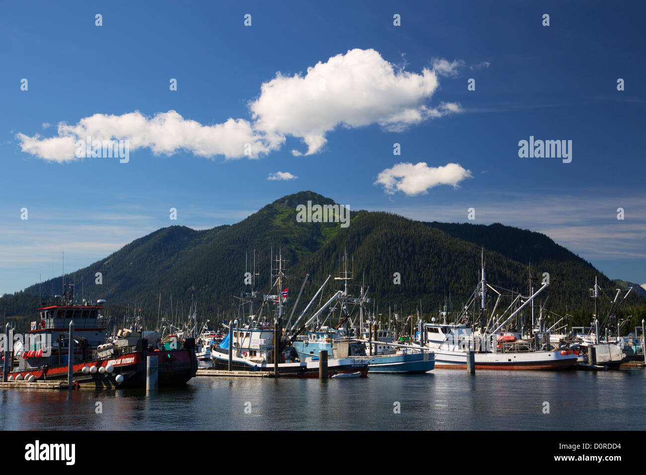 Petersburg, Alaska. Banque D'Images