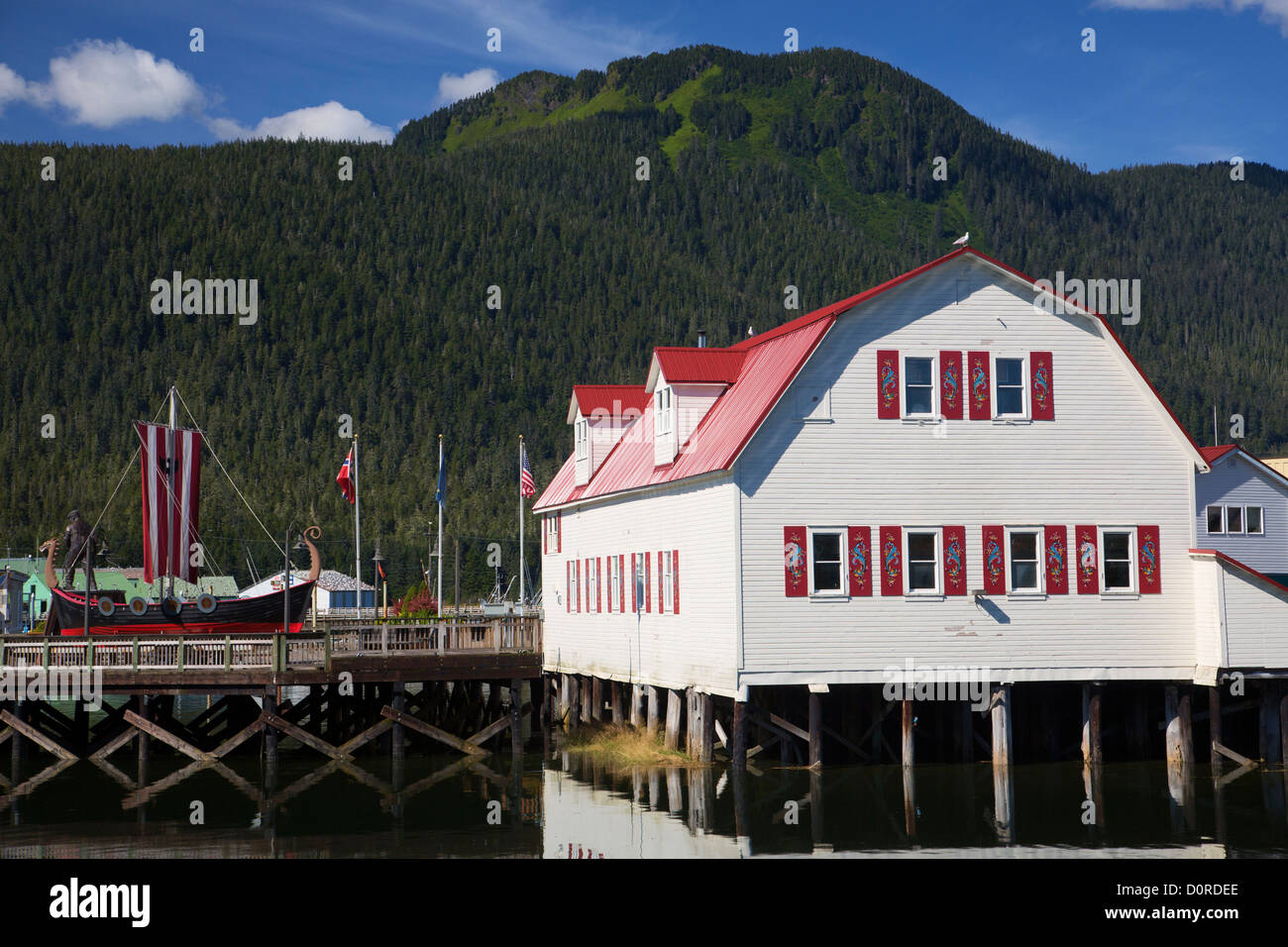 Petersburg, Alaska. Banque D'Images