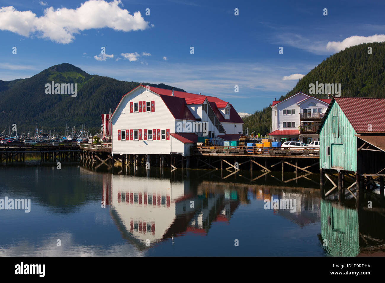 Petersburg, Alaska. Banque D'Images