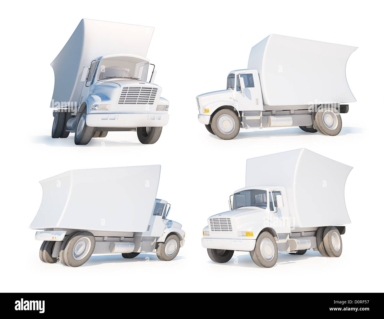 Van de dessin animé 3D Banque D'Images