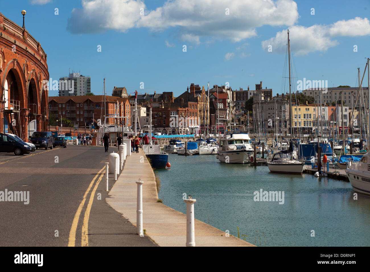 The Royal Harbour à Ramsgate, Kent, UK Banque D'Images