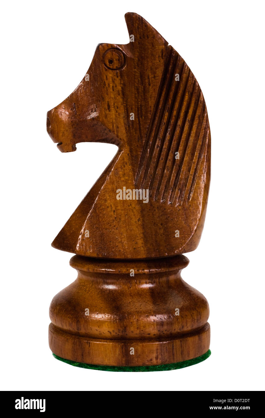 Close-up of a knight chess piece Banque D'Images