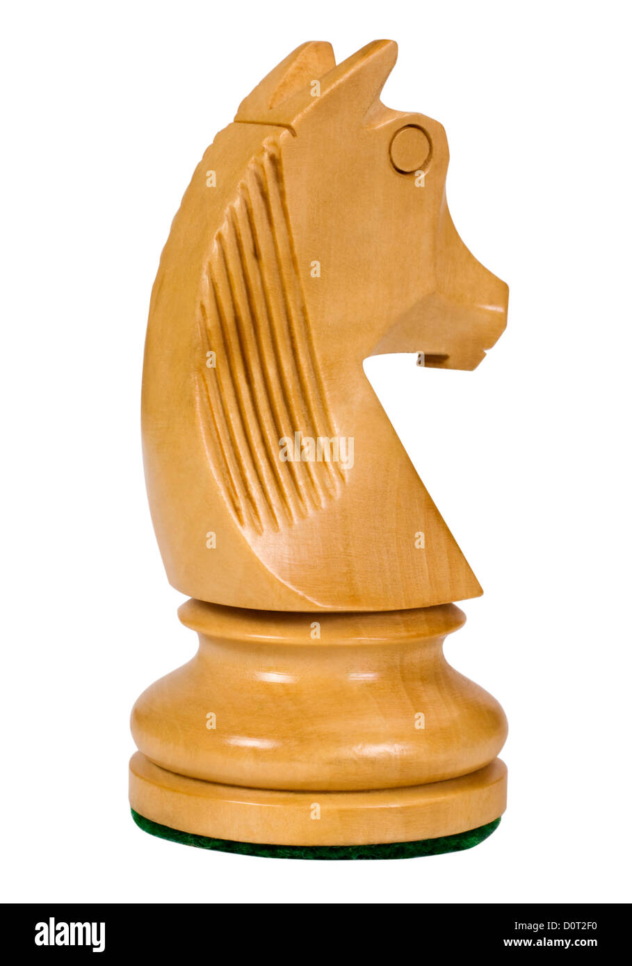 Close-up of a knight chess piece Banque D'Images