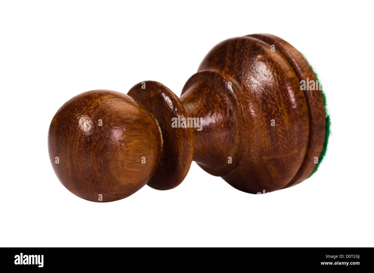 Close-up of a fallen pawn chess piece Banque D'Images