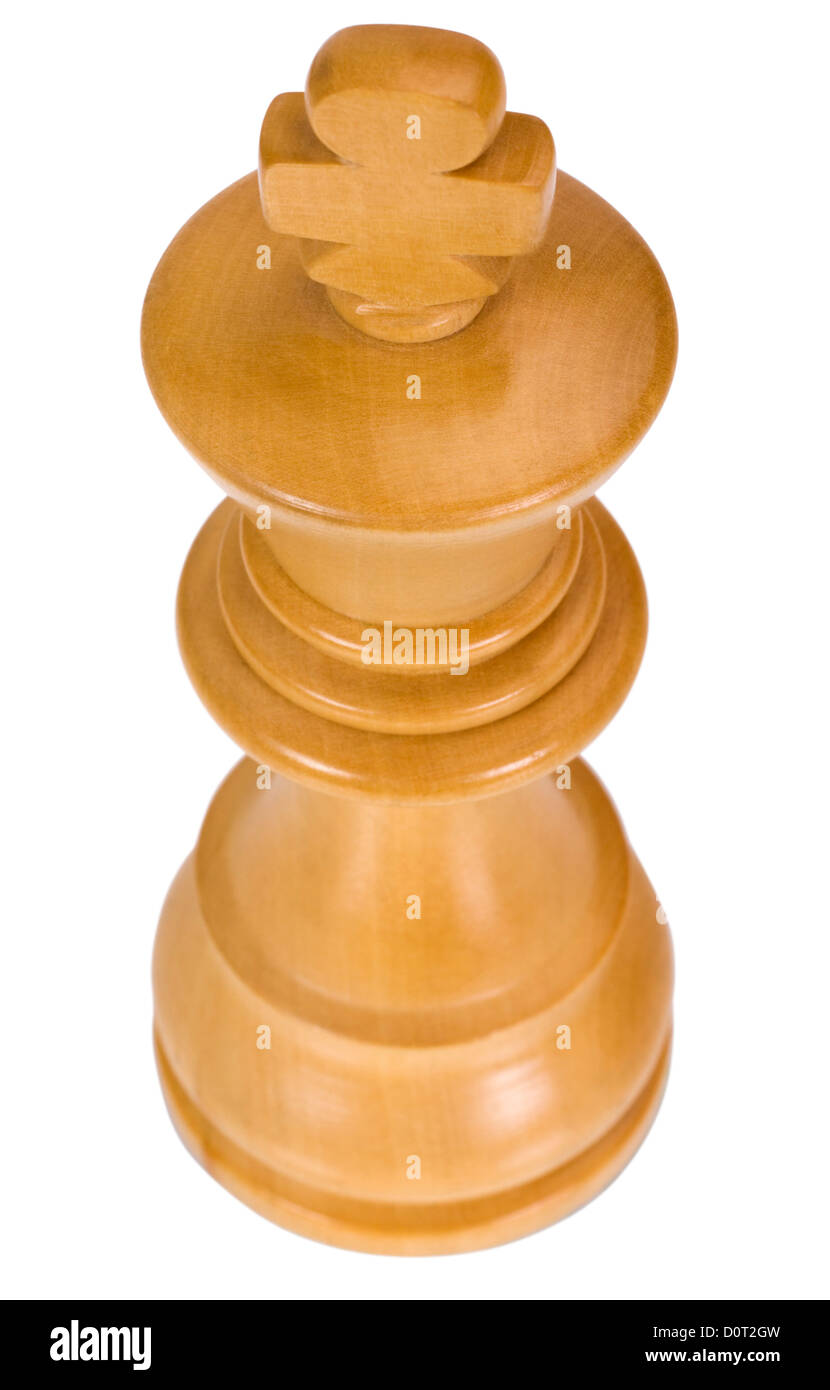 Close-up of a king chess piece Banque D'Images