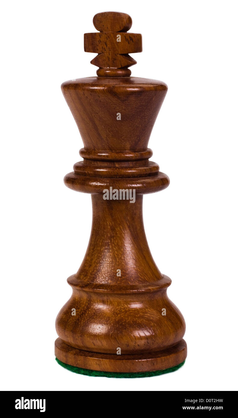Close-up of a king chess piece Banque D'Images