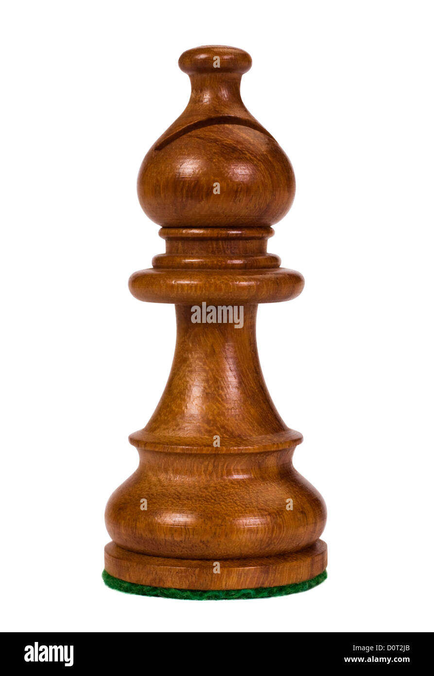 Close-up of a bishop chess piece Banque D'Images